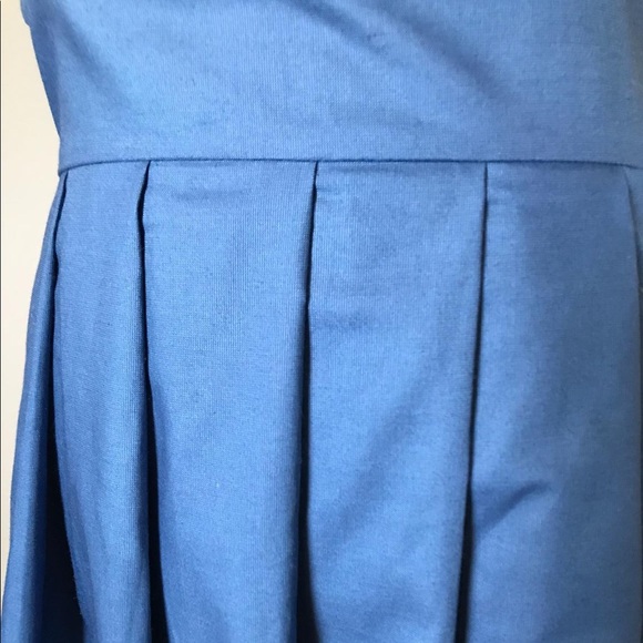 Vintage handmade blue cotton apron front dress - Picture 9 of 9